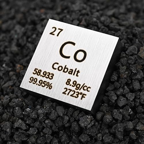 Miniatura 44 de Cubo de circonio, cubos de densidad de metal, cubo de elementos de alta densidad de metal puro para colecciones de elementos, experimentos