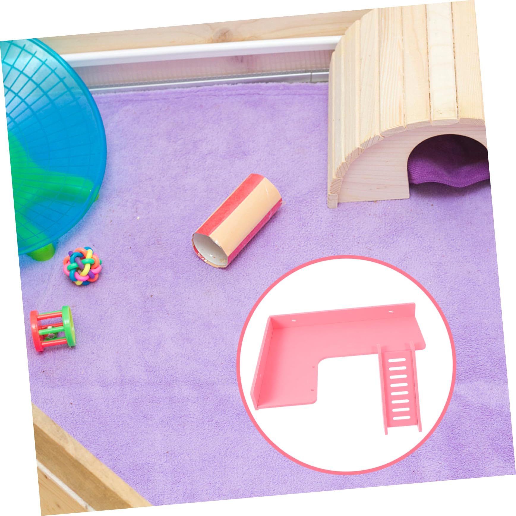 Giocattolo Masticabile Roditori Scala Per Arrampicata CIYODO Per Criceti | Piattaforma In Legno | Giocattolo Per Gabbie | Facile Da Installare Giocattolo Legno Animali