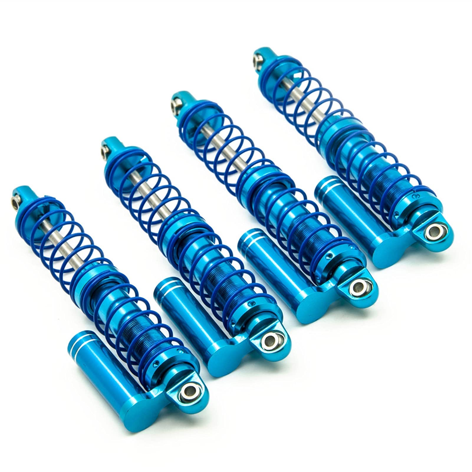 Amortyzator amortyzatora ze stopu aluminium z cylindrem ciśnieniowym 90/100/110/120mm, dla 1:10 RC Rock Crawler CC01 D90 SCX10 Zdalny amortyzator samochodowy(90mm 4PCS)