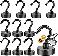 Vista 18 de Diymag Ganchos magnéticos en S, fuertes y resistentes, 30 lb de capacidad, para crucero, aula, refrigerador, cabañas, parrilla, cocina, garaje