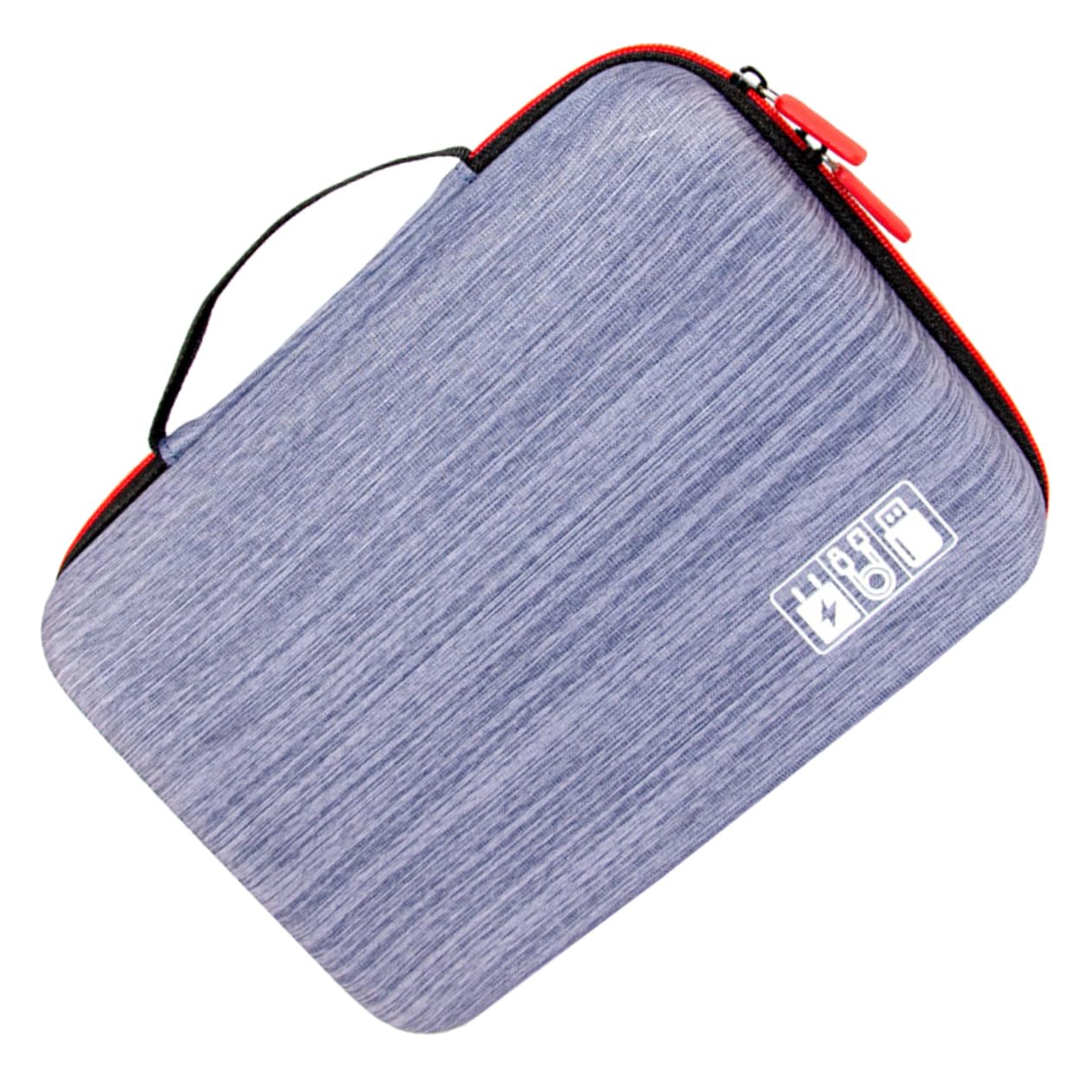Bolsa Organizadora de Cables Resistente al Agua Ligera y Portátil Material Oxford y Eva para Almacenamiento Seguro de Accesorios Electrónicos
