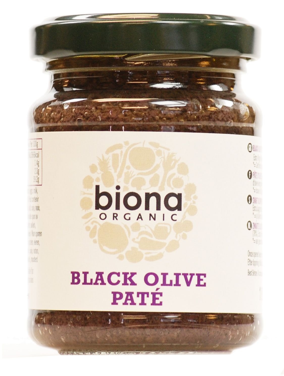 Biona Organic Black Olive Pate 120g (Pack of 5)