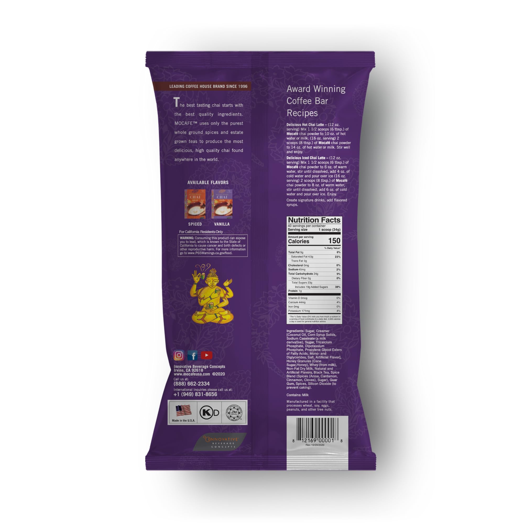 MOCAF White Classic Tea Mix - Adults Young Adults — view 7