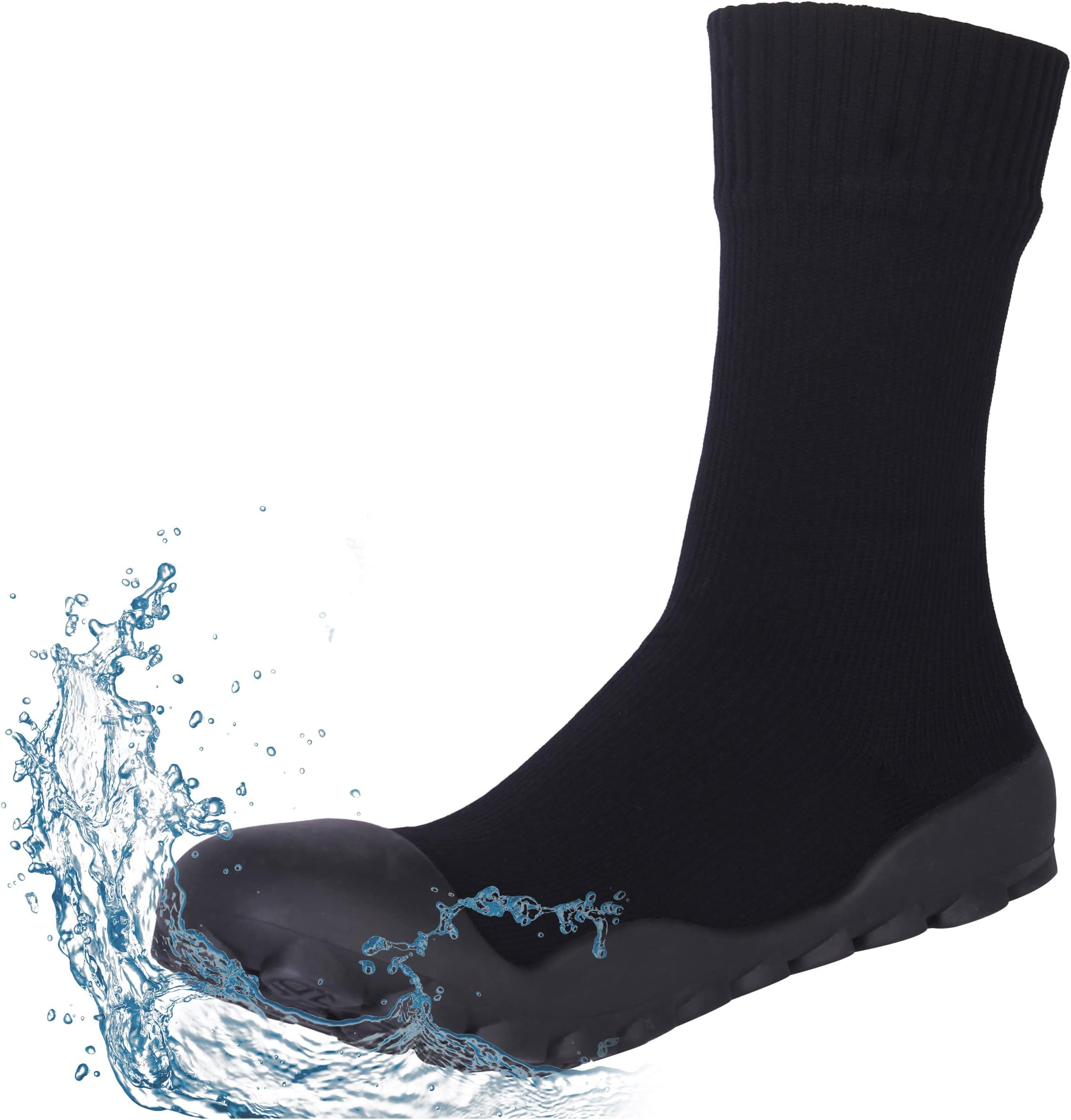 Waterproof Minimalist Barefoot Sock Shoes for Women and Men, Lightweight Water Shoes with Wide Toe Box