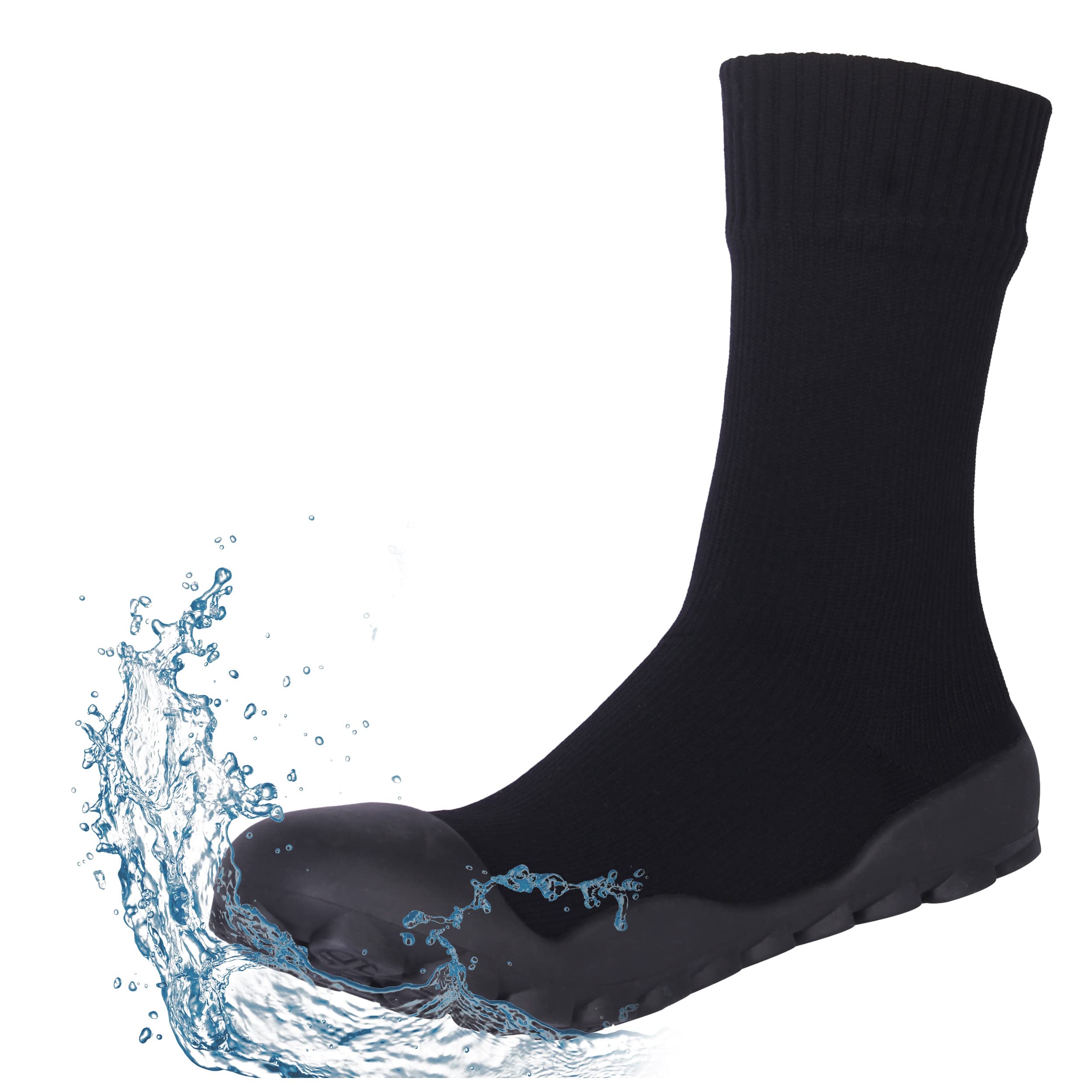 RANDY SUN Waterproof Minimalist Barefoot Sock Shoes for Women and Men, Lightweight Water Shoes with Wide Toe Box