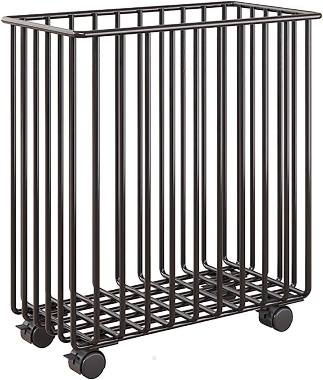 Amazon.com: Iron Laundry Hamper with Rolling, Large Capacity Laundry ...