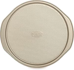 Glad Nonstick Large Pizza Pan for Oven | Round Baking Tray | Textured Cooking Sheet Crisper | Premium Bakeware Series for Home Kitchen