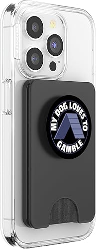 Miniatura 10 de Dog Agility Handler - My Dog Loves To Gamble - Dog Agility PopSockets Standard PopGrip