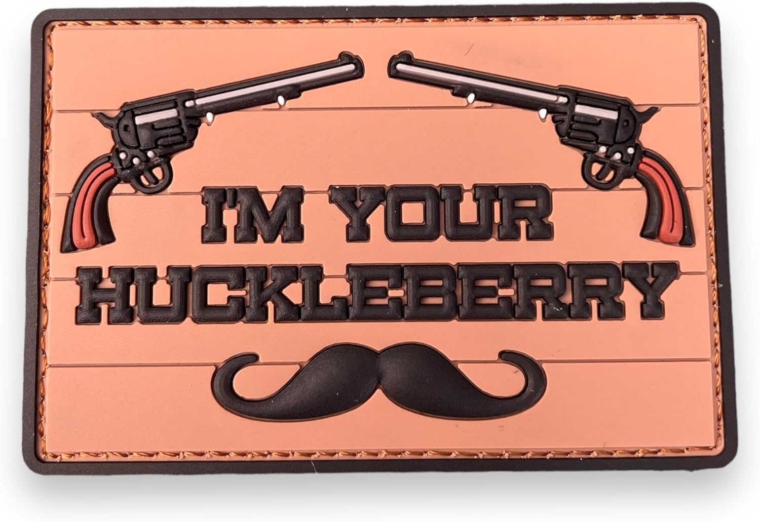 I'm Your Huckleberry Military Tactical Morale Patch - Funny Tactical Patches, PVC Rubber Hook & Loop Fastener, Patches for Backpacks, Military Uniforms, Jeans, Jackets, Vests, Hats & More