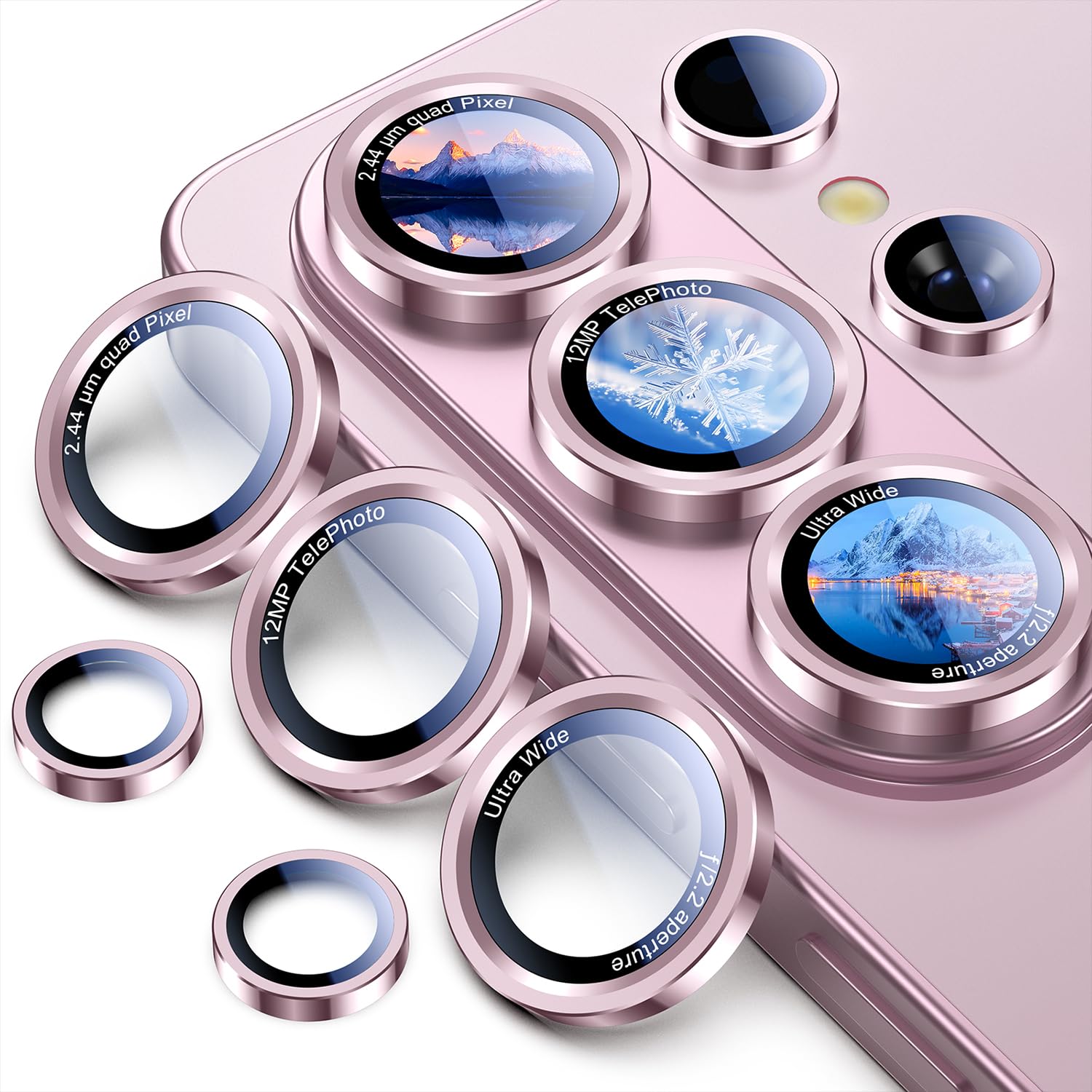 Uyiton for Samsung Galaxy S26 Ultra Camera Lens Protector, Unique Design