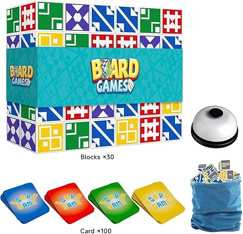 Miniatura 2 de Juego familiar a juego para niños y adultos, juegos de mesa de rompecabezas de bloques para niños y niñas de 6 a 8 a 12 años, rompecabezas de