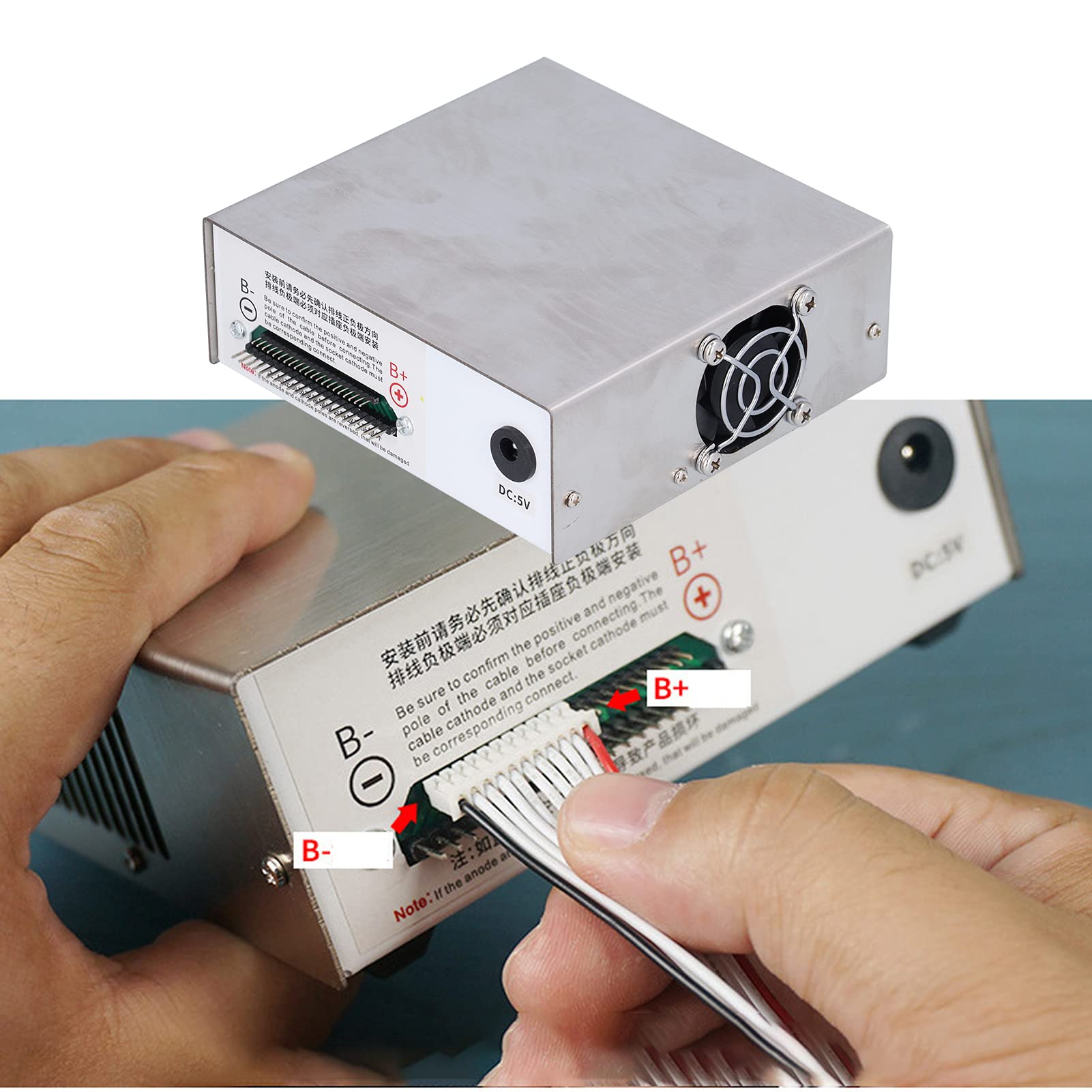 SUNKKO‑BAL‑520 5V Batería de Litio Ternaria Instrumento de Reparación de Equilibrio Ecualizador de Voltaje Dispositivo de Reparación de Presión Diferencial