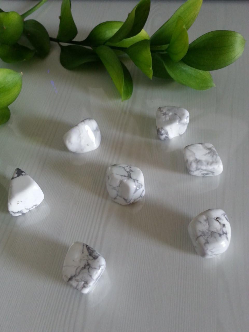 Nature's Enlightenment Howlite Crystal Tumbled 1 pc