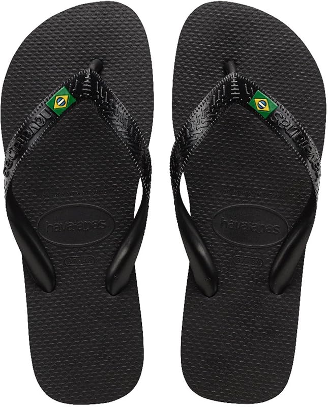Havaianas - Top Brasil, Tongs Confortables, Durables et Légères, avec Semelle Antidérapante, Drapeau Brésilien, Adultes Unisexe