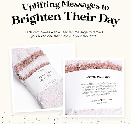 Miniatura 4 de lovebug Cesta de regalo Get Well Soon para mujer, regalos después de la cirugía, paquete de cuidado con manta, vela, calcetines, taza, cuchara,