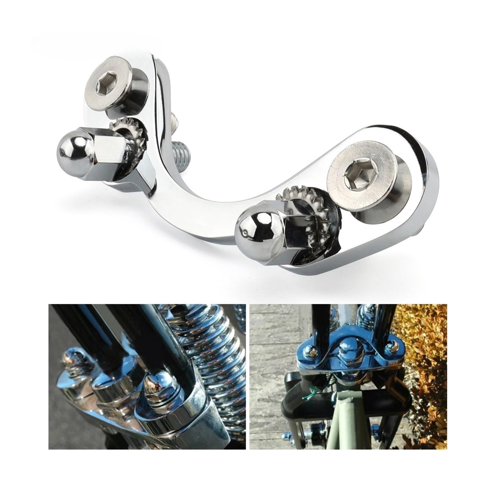Motorrad Lenkerklemmen Motorrad Springer Lenker Baum Adapter Obere Klemme 3,5" Wide Riser Riser Mit Klemme Für Ha&rley Bobber 200 250