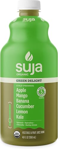 Suja Organic Green Delight Cold Pressed Juice Drink, With Spirulina, Chlorella, 