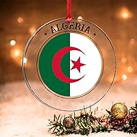 Vista 11 de Adorno de Navidad de Trinidad y Tobago para niños, bandera de Trinidad y Tobago, colgante acrílico para árbol de Navidad, recuerdo, bandera