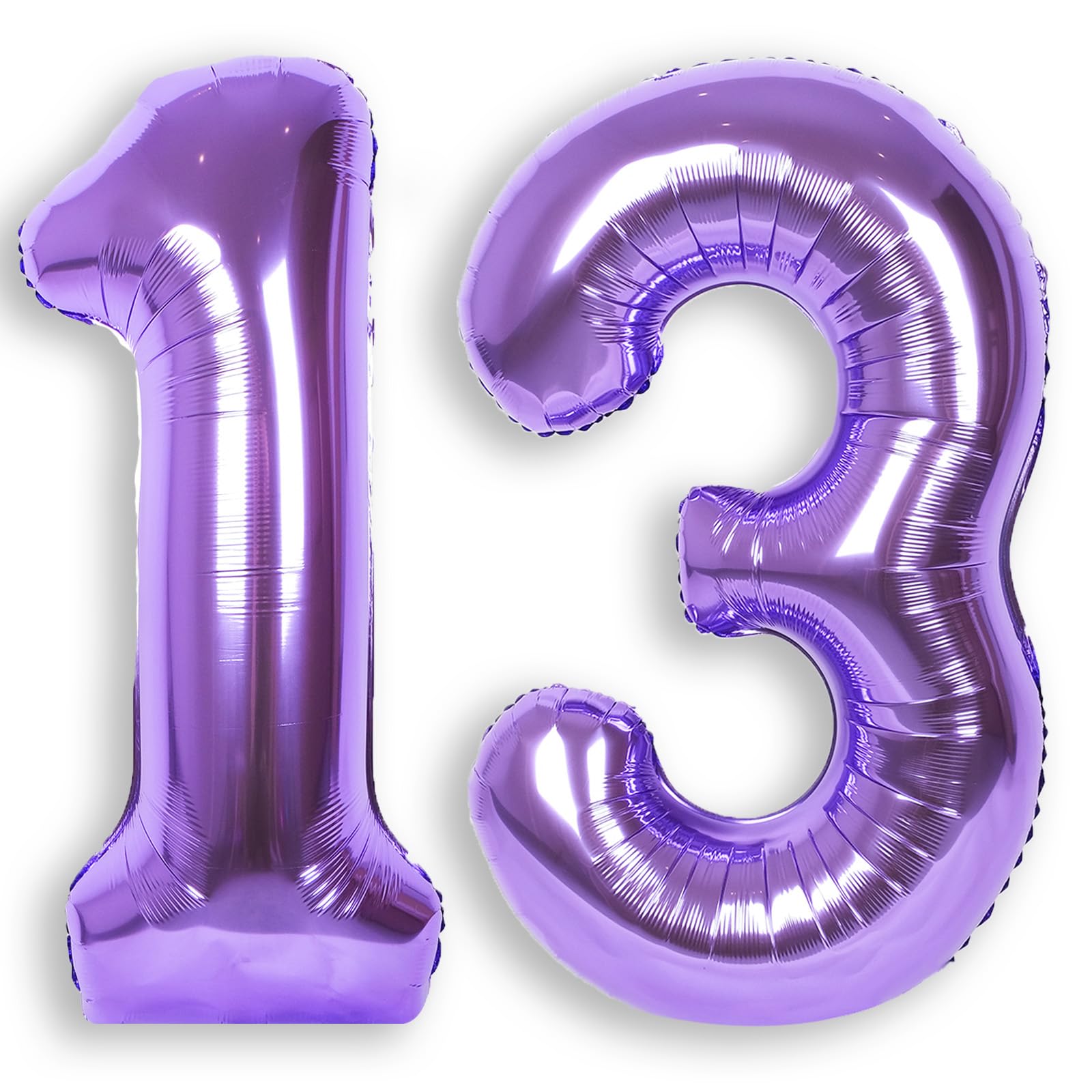 RainbowQ Party Purple Number 13 Balloon 40Inch Big 0-40 Foil Large Balloons
