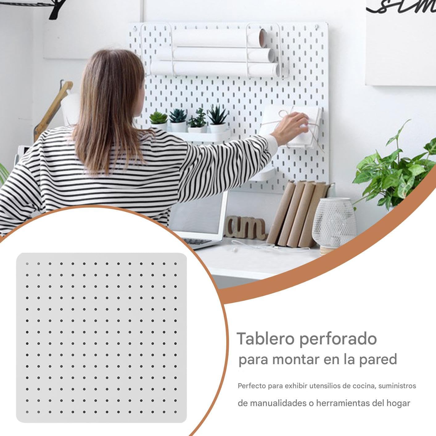 Planches perforées pour murs Organiseur de bureau et mural avec
