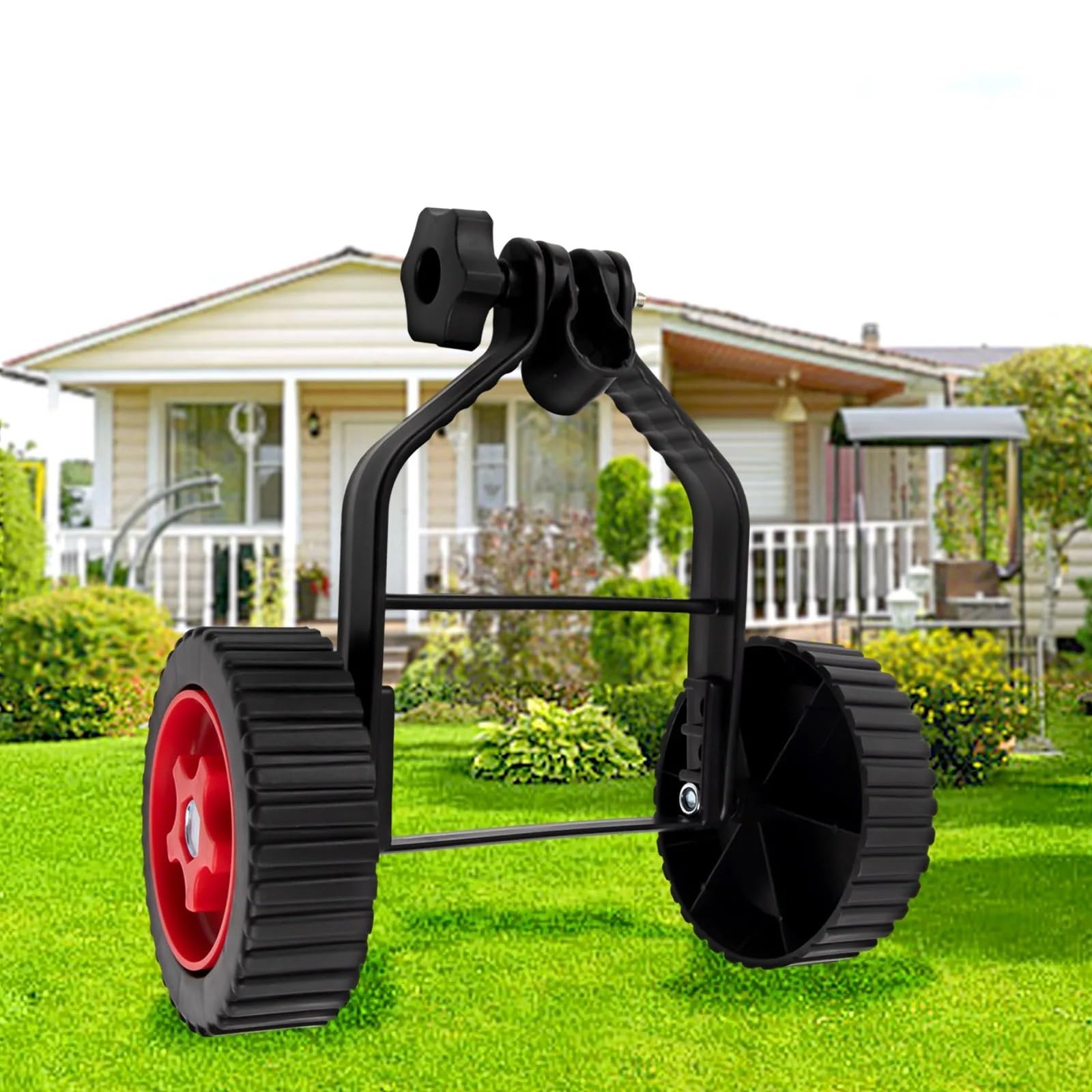 Rueda de soporte cortacésped ajustable plástico | Cortacésped y recortadora de hilo: rueda de soporte ajustable
