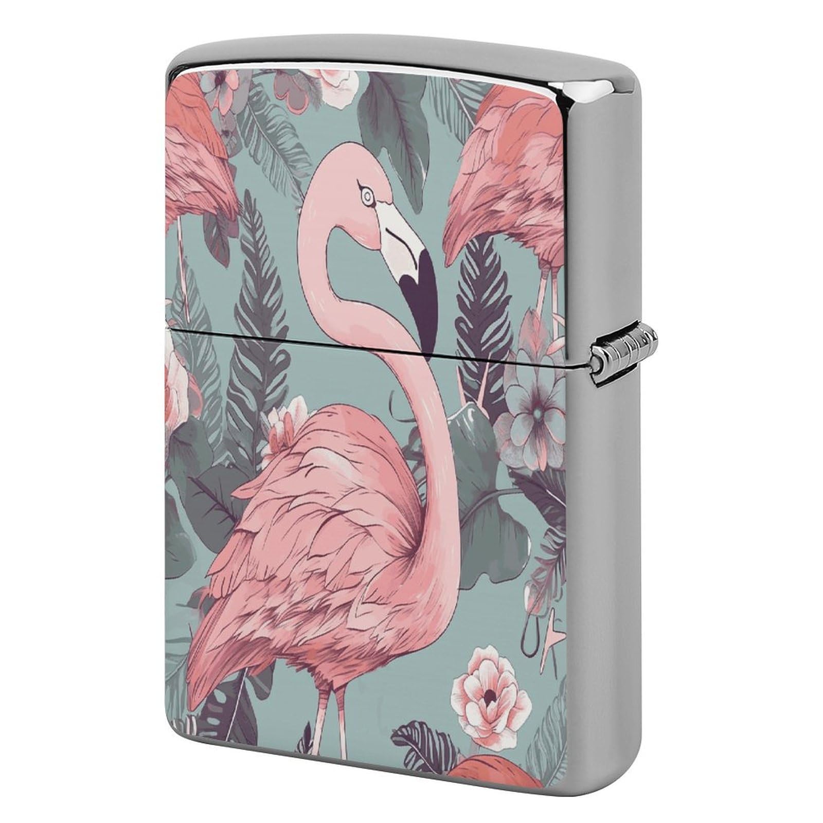 Fodpand Style Flamingo2 Metal Lighter Case Cover Lighter Sleeve