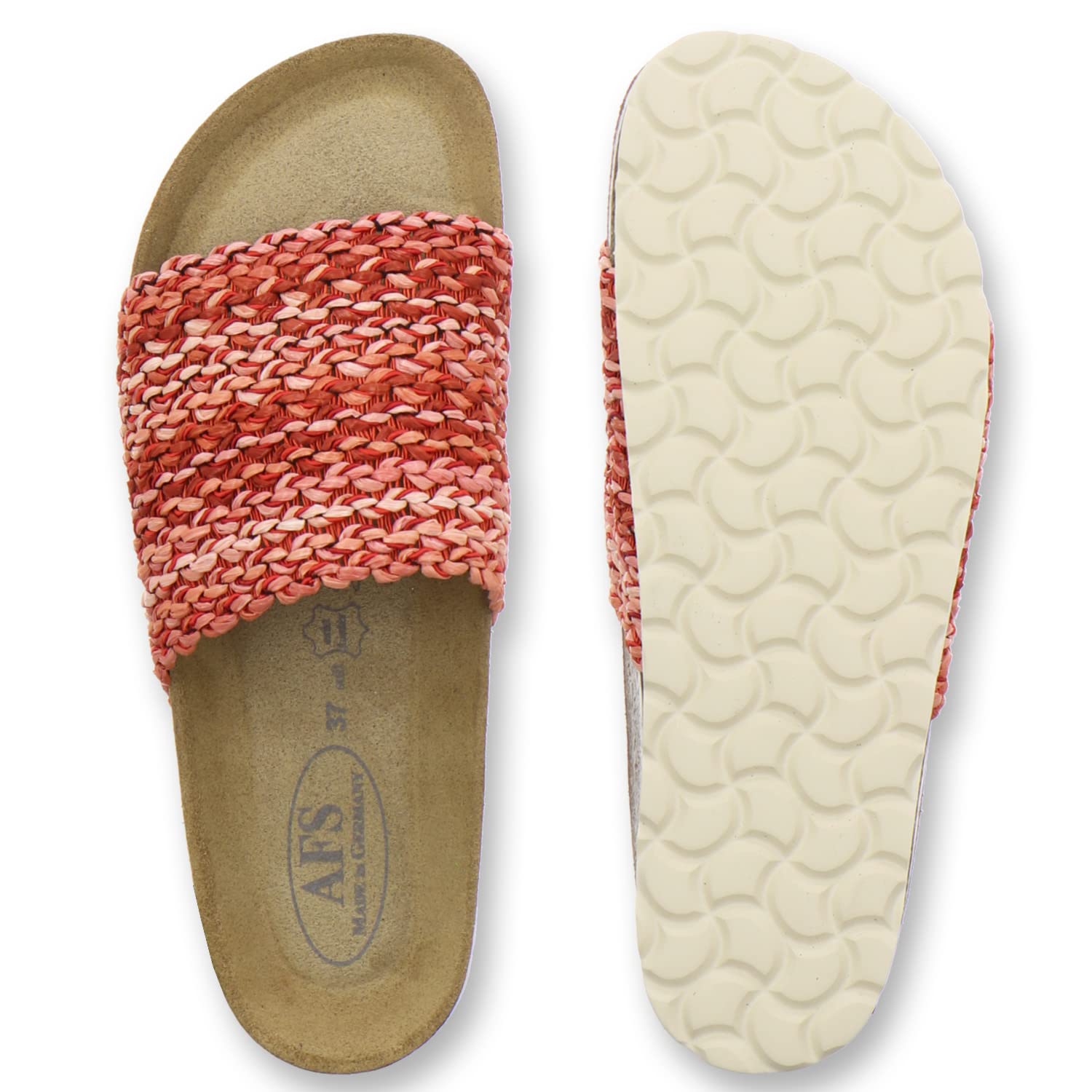 AFS-Schuhe 2101, ciabatte da donna alla moda con plantare, sandali comodi, Made in Germany