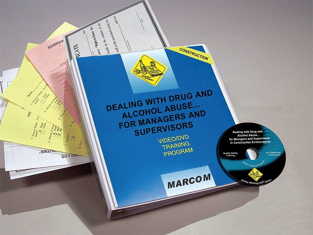 V0001519ST Drug and Alcohol Abuse for Managers Construction, DVD Training, Spanish