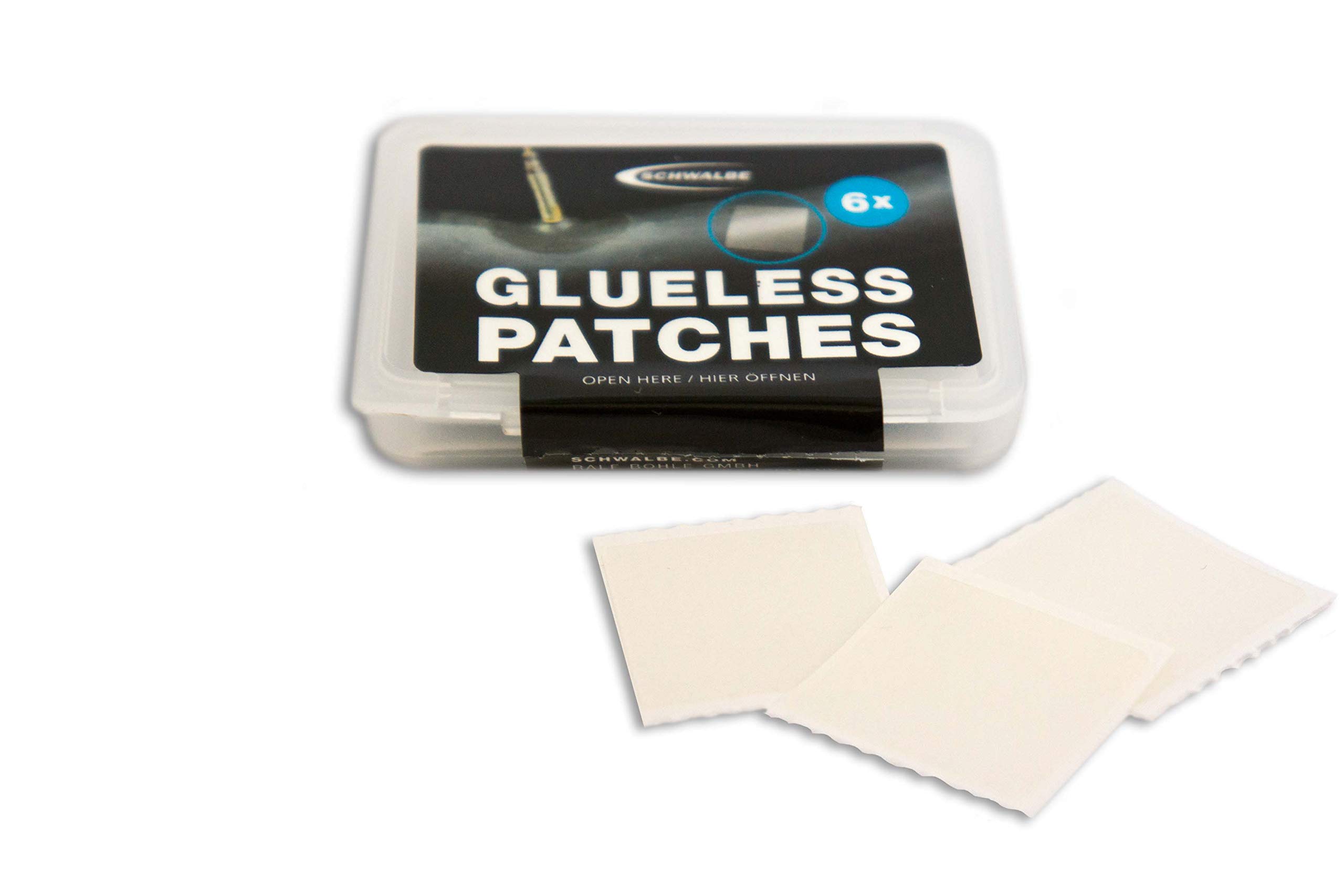 Schwalbe Cicli Bonin Unisex Adult Glueless Tube Patches - White, One Size