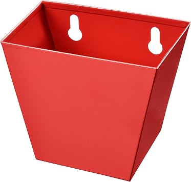 Red Cola Bottle Cap Catcher Bucket Wall Mounted Stainless Steel