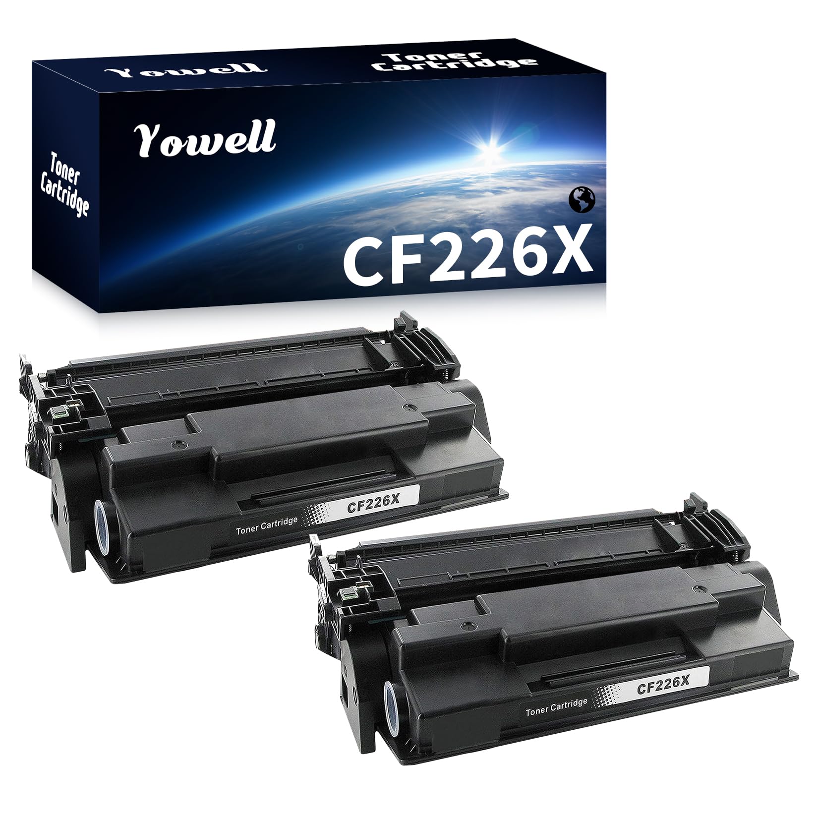 Yowell 2X 26X Toner Compatibles avec HP 26X 26A CF226X CF226A