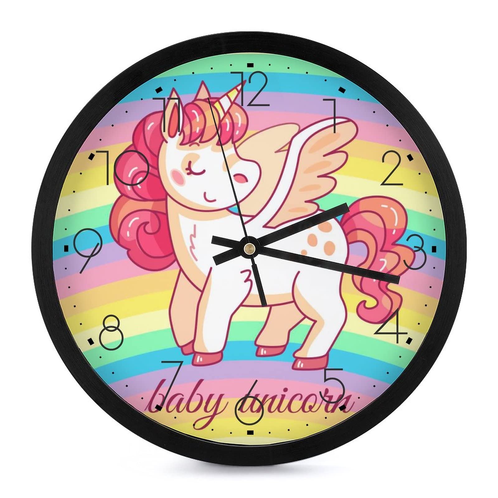 Pendule murale silencieuse licorne pour resoudre les nuisances sonores dans la maison