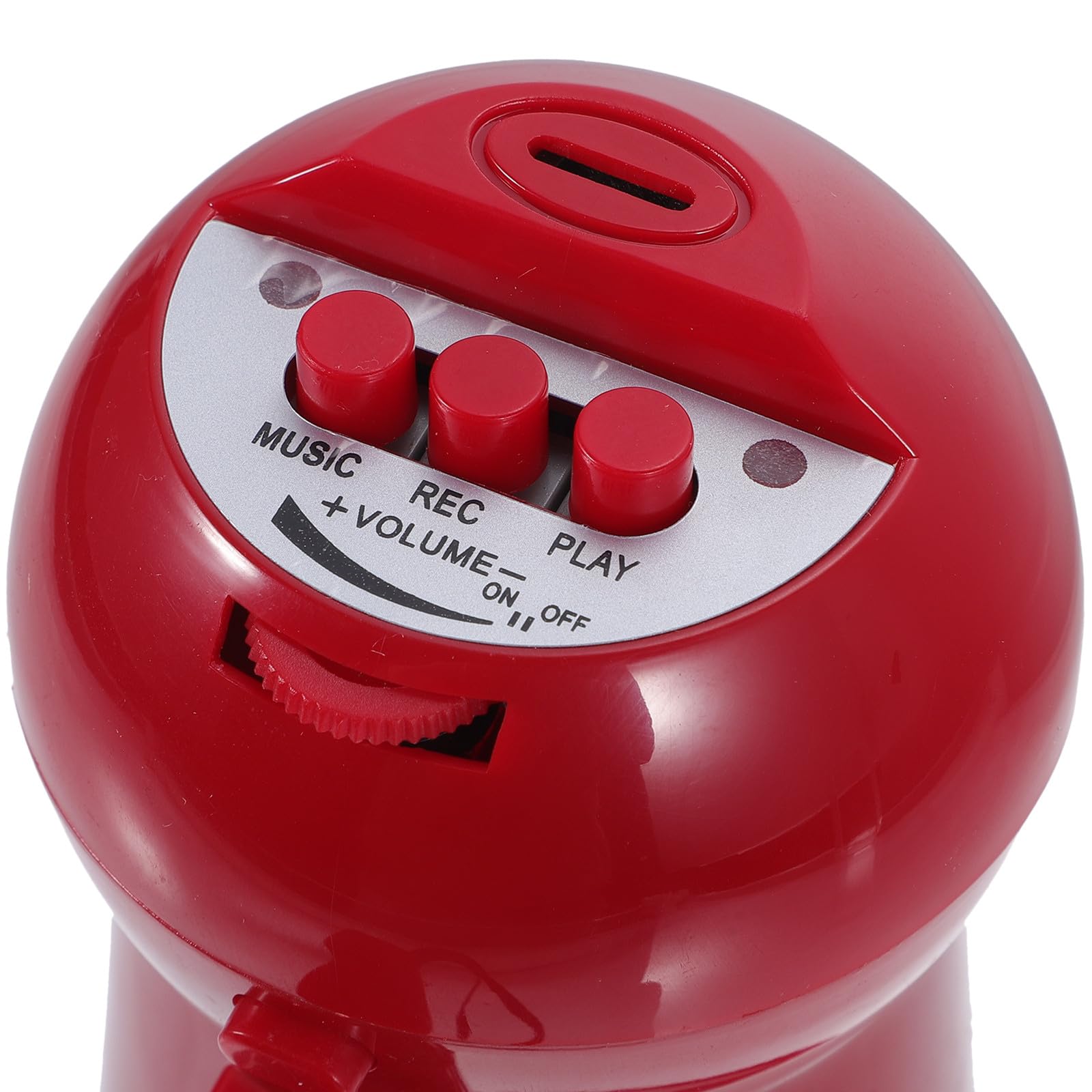 Veemoon Altavoz Megáfono Portátil Rojo Liviano con Control de Volumen y Correa de Mano para Eventos Deportivos y Fiestas