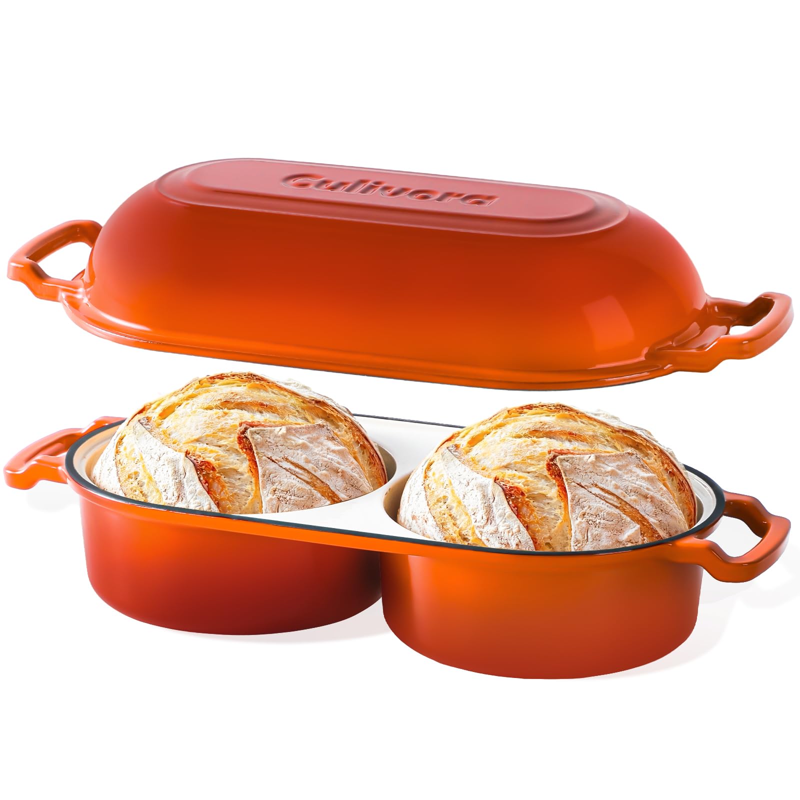 CULIVORA Cast Iron Bread Pan