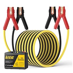 Heavy Duty Jumper Cables 1 Gauge 30 Feet 900A Booster Cables Jump Start Automotive Jumper Cables Kit for