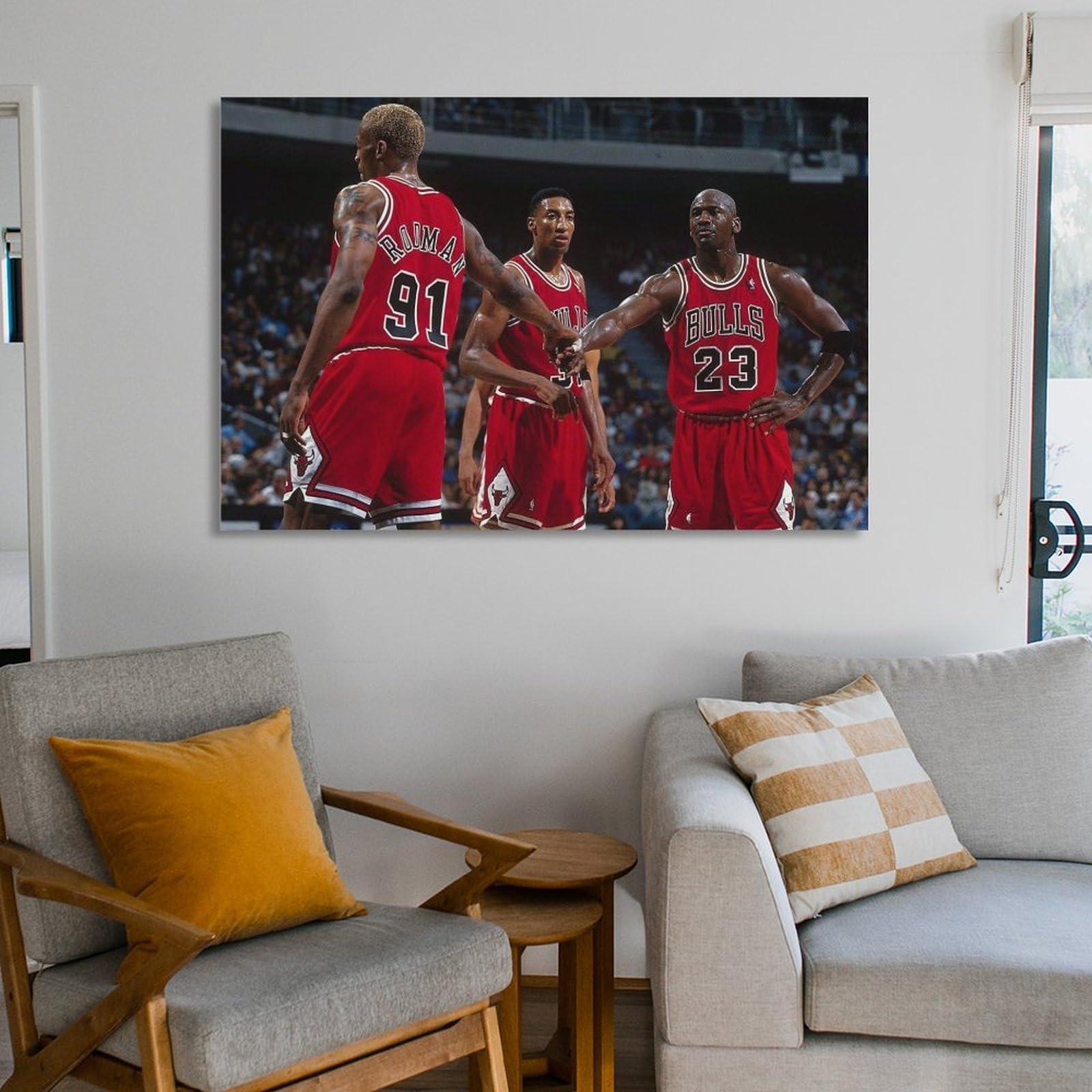 Amazon.co.jp: ブルズビッグスリーマイケルジョーダンピッペン