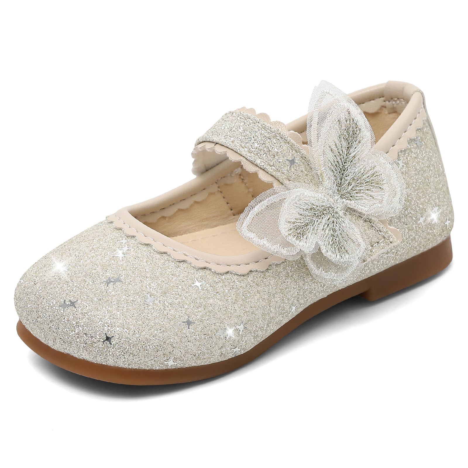 MK MATT KEELY Zapatos Princesa Niñas Bailarina Vestir Brillante para Fiesta Ballet Flats