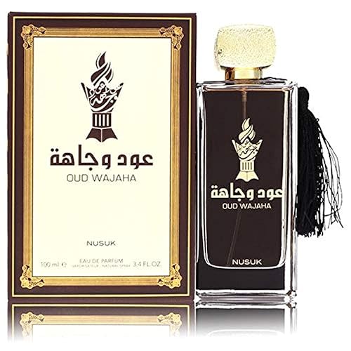 Nusuk Oud Wajaha by Nusuk Eau De Parfum Spray (Unisex) 3.4 oz Hombres