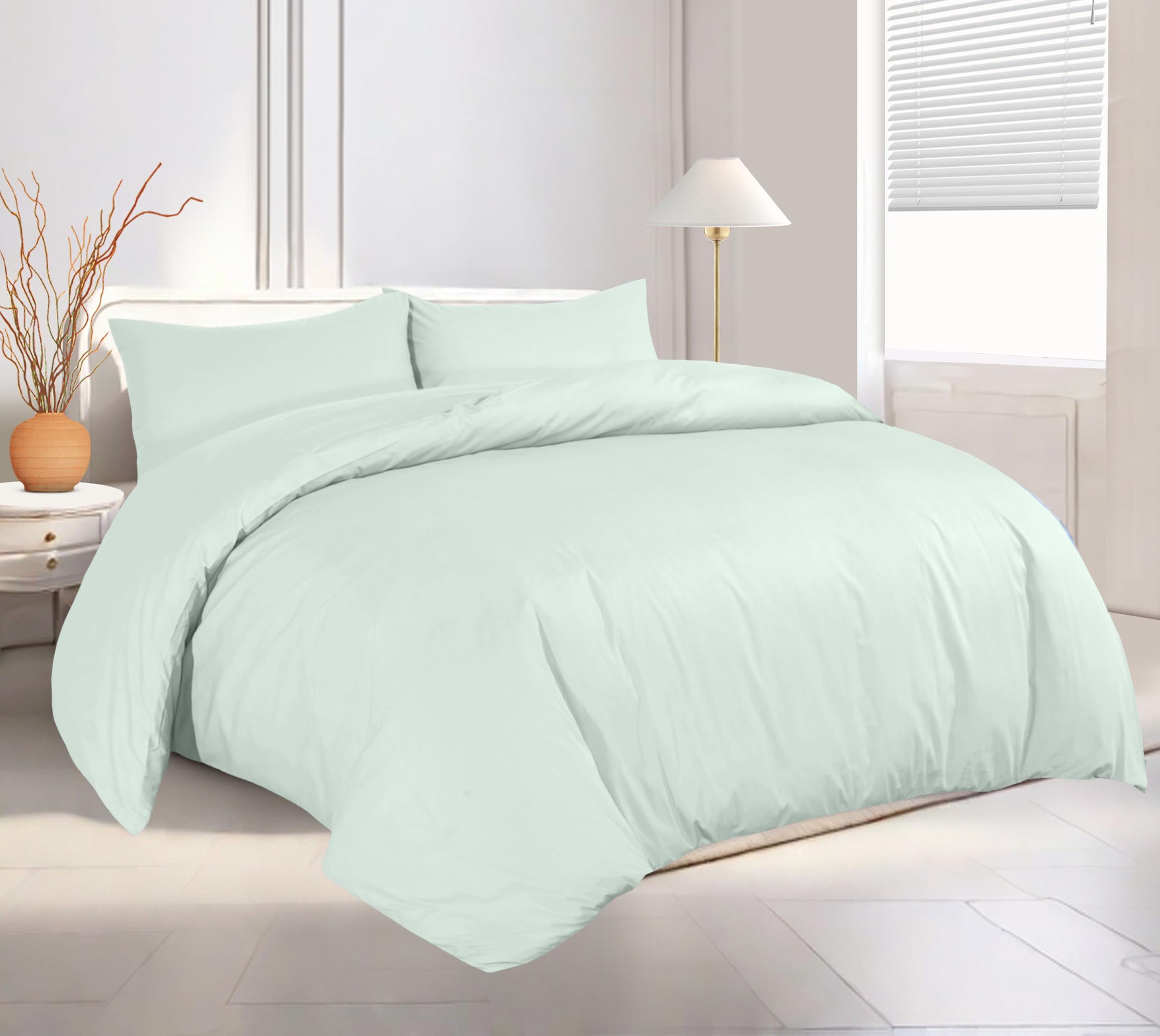 Crescent Textile 200TC Duvet Cover Bedding Set Single, Double, King - Image 3