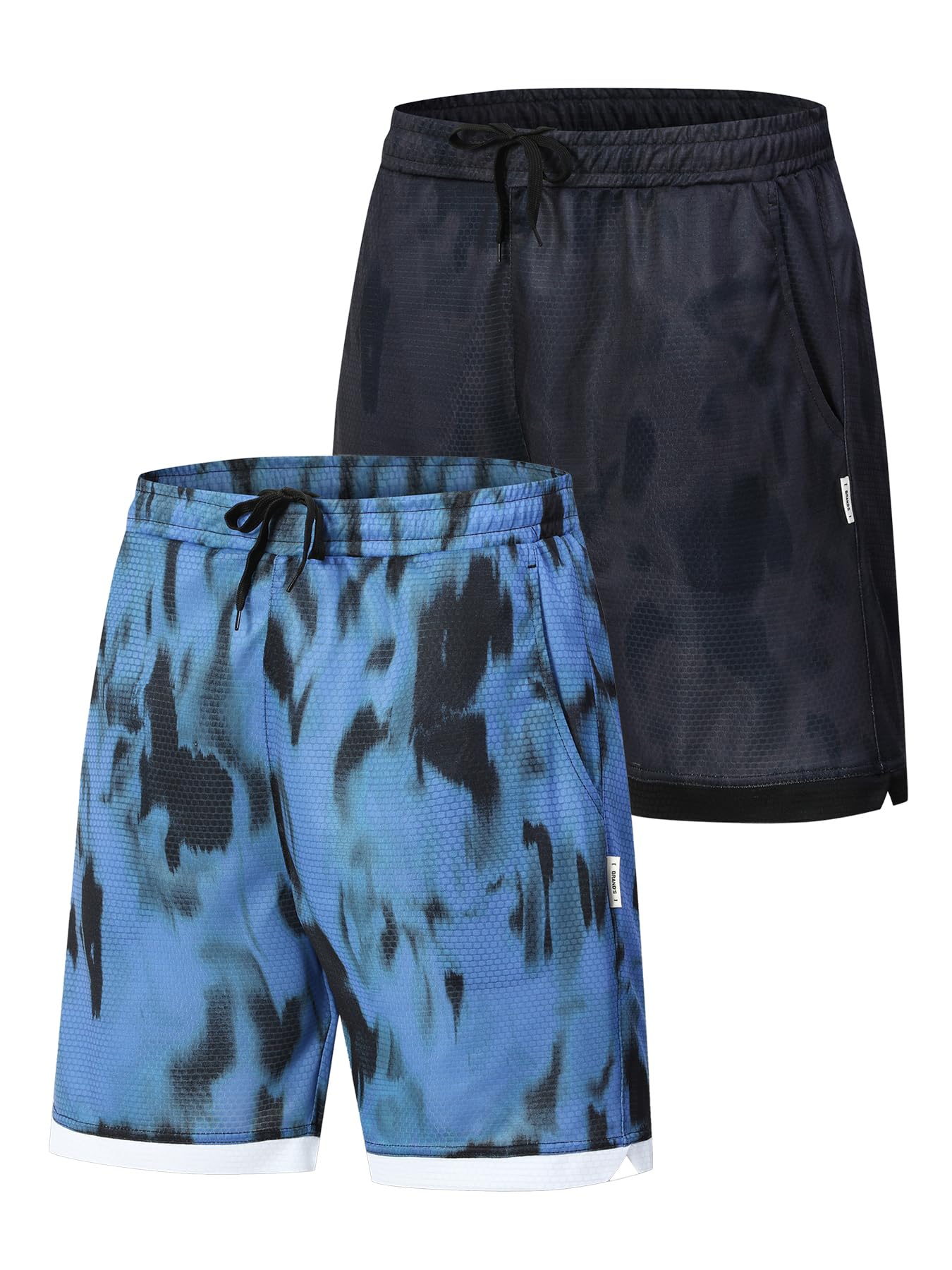 1 paquete de pantalones cortos de fútbol para hombre, transpirables, de secado rápido, para las 4 estaciones, para deportes, viajes, lavables a máquina, ligeros, modernos — view 2