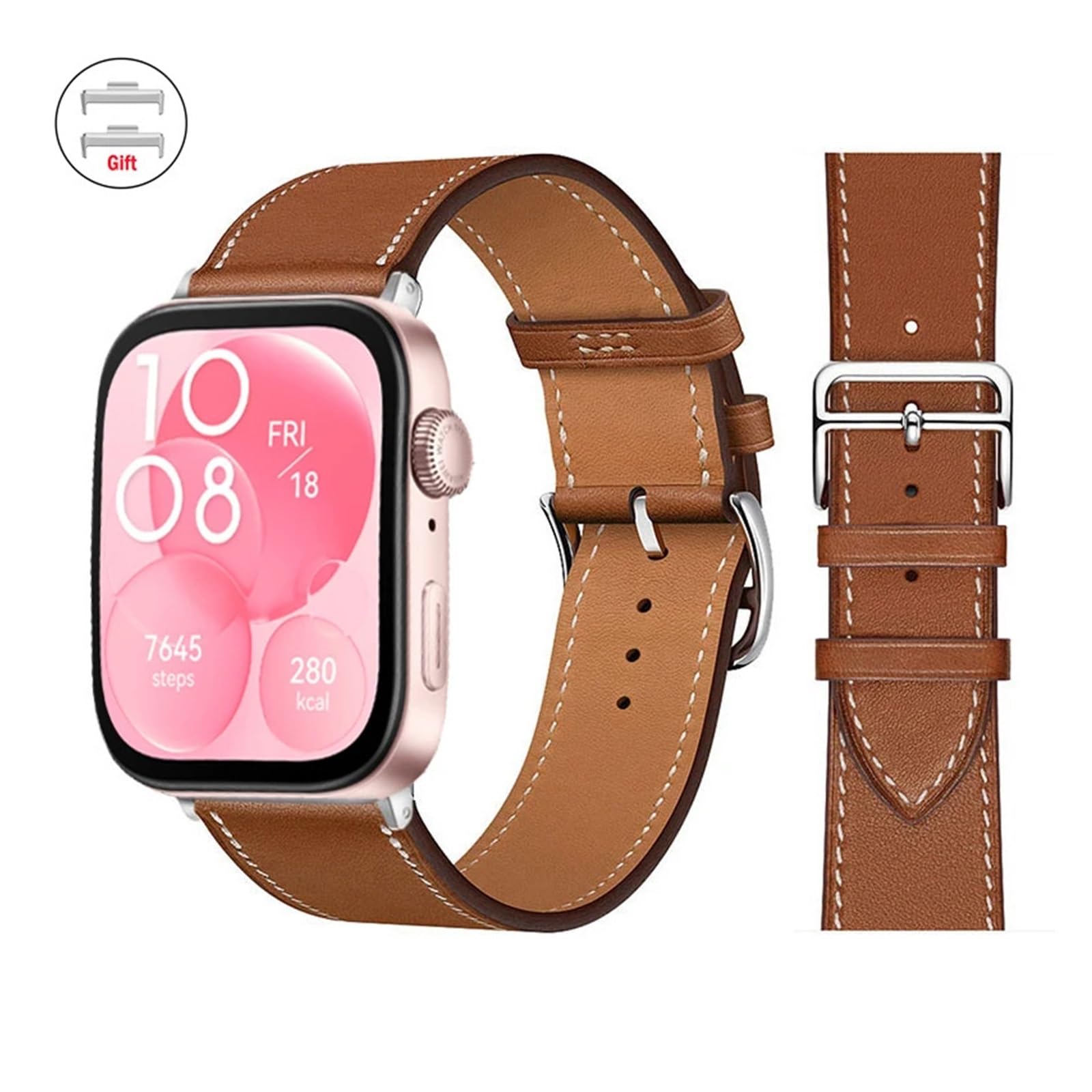 VELORE Pętla retro dla Huawei Watch Fit 3 Pasek włoska skórzana bransoletka z krowienia Opaska na rękę Szybki zamiennik pasmowe pasma obserwacyjne dla Huawei Fit 3 Fit 2 Watch Band
