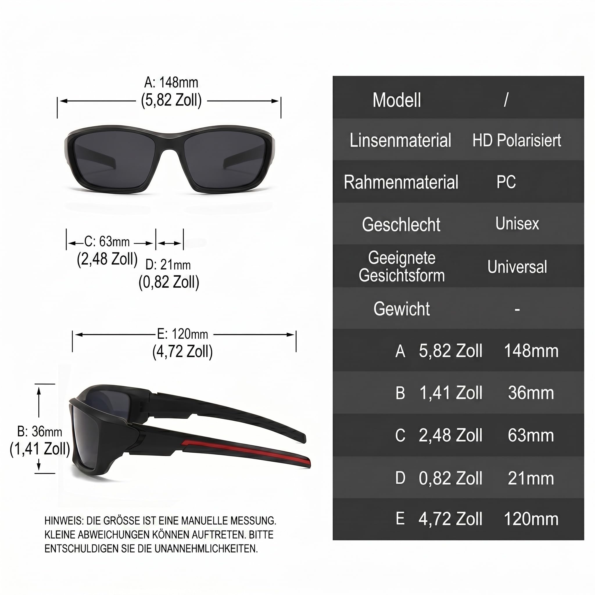 nyfolk sonnenbrille herren, 4er Set nyfolk Pulse Sonnenbrille polarisiert UV400 Unisex Retro Sonnenbrille Damen Herren leichte Outdoor Sportbrille für Autofahren Reisen Alltag