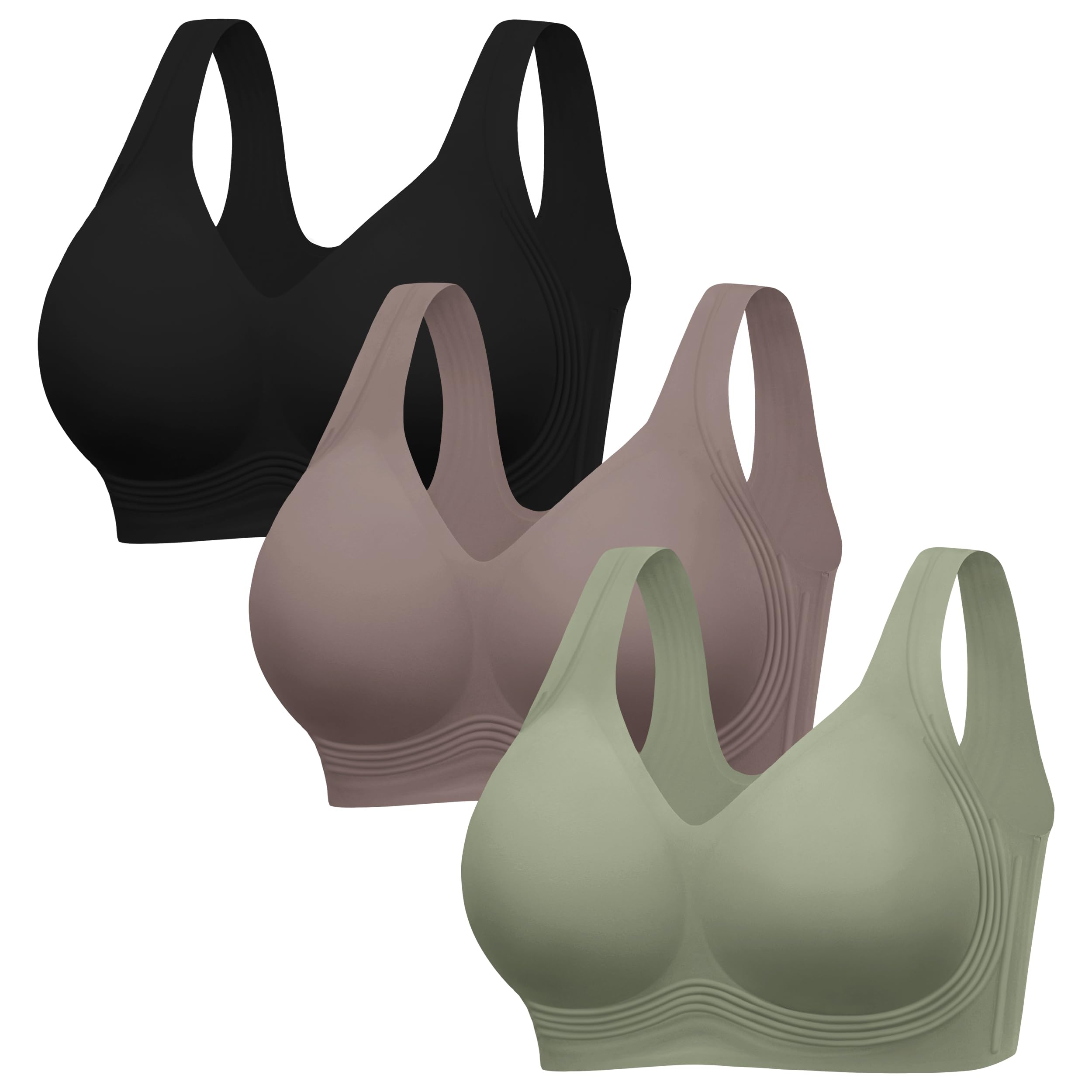 HBselect Jelly Bras for Women Plus Size Pullover