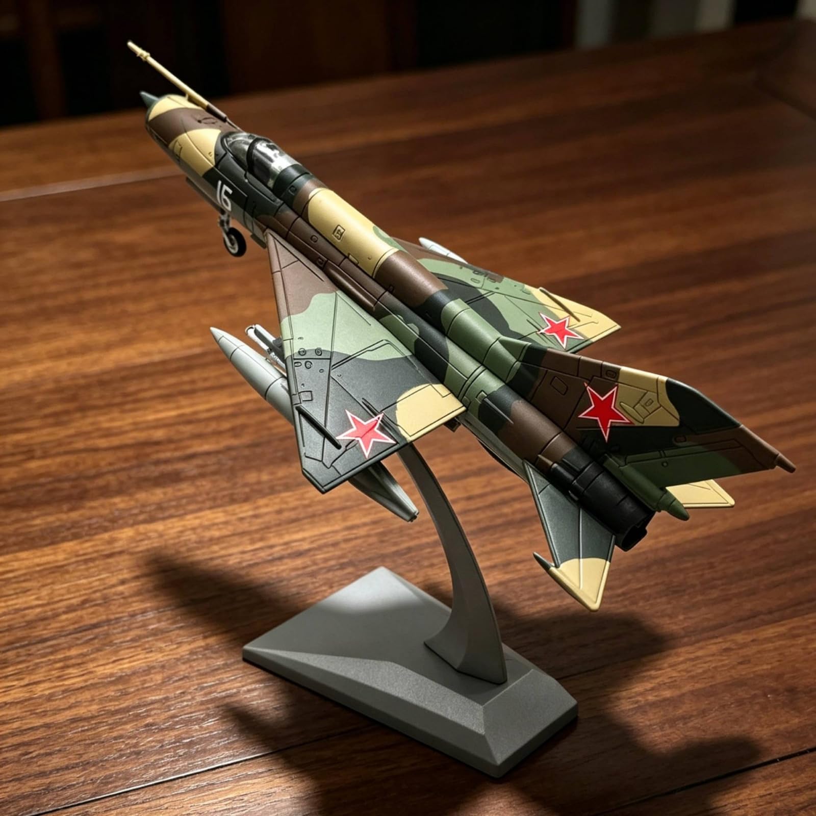 Baoblaze Simulated Aircraft Modelo de Avión de Aeronave Militar a Escala Maqueta de Colección Avión de Exhibición Aleación Sólida con Transparente