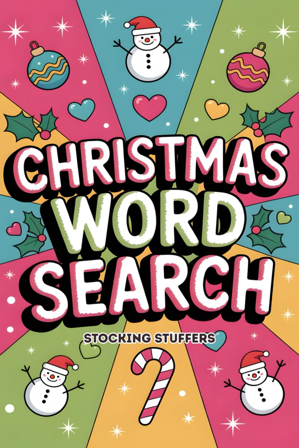 Stocking Stuffers: Word Search: Cozy Large Print Puzzle Book for Teens, Adults and Seniors: Christmas Gift 2025