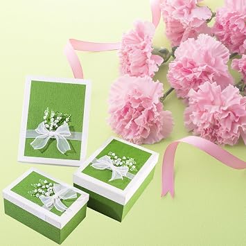 Green large gift box with lids, Rectangular Luxury Gift Boxes for Presents, Set of 3 Assorted Sizes, Presentation Box with Ribbon, Suitable for Gifts,Wedding Birthday Party Valentine Christmas