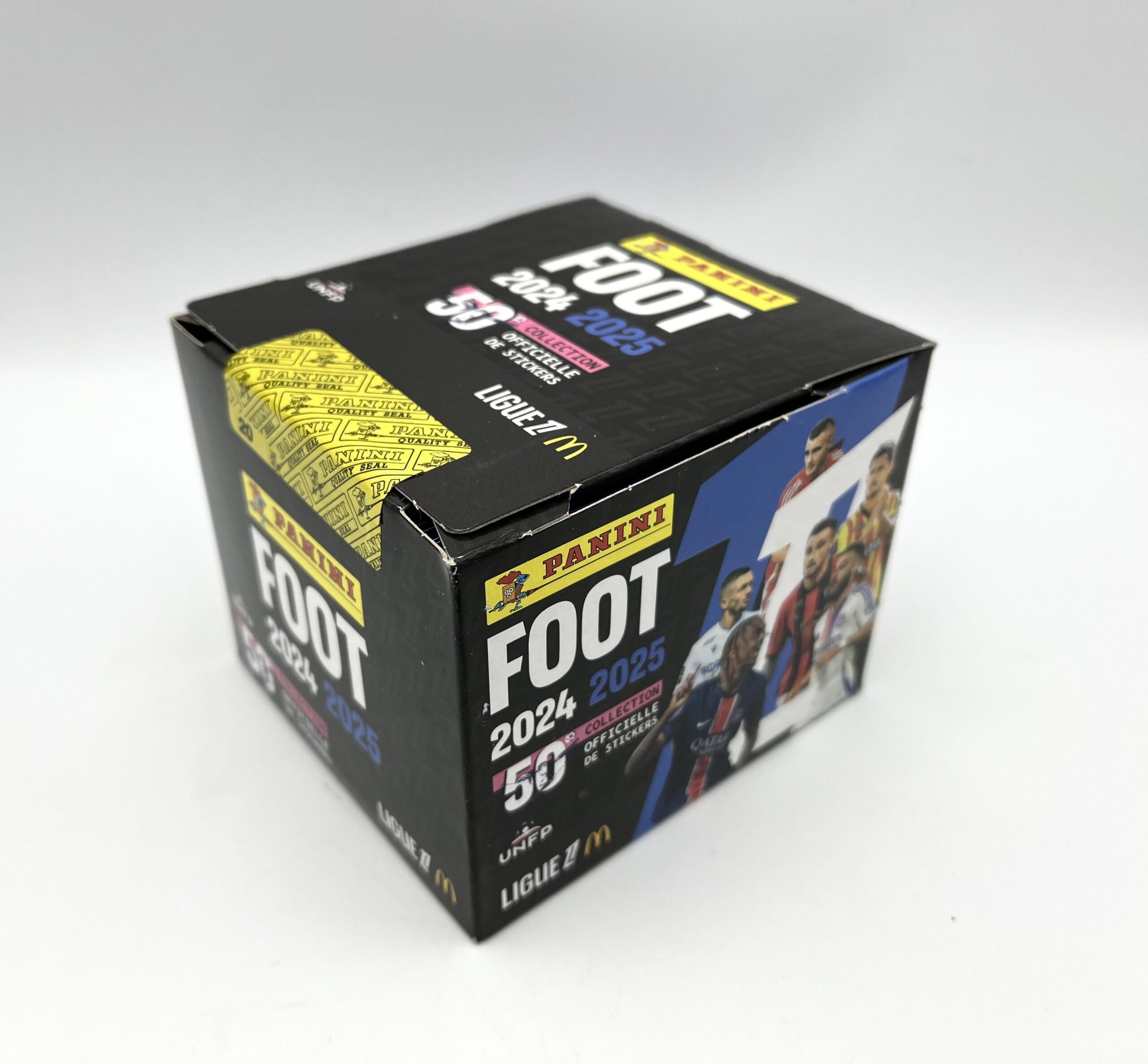 manuelkant Caja Box de 50 sobres de figuritas para la colección de Foot 2025 Ligue 1 sticker