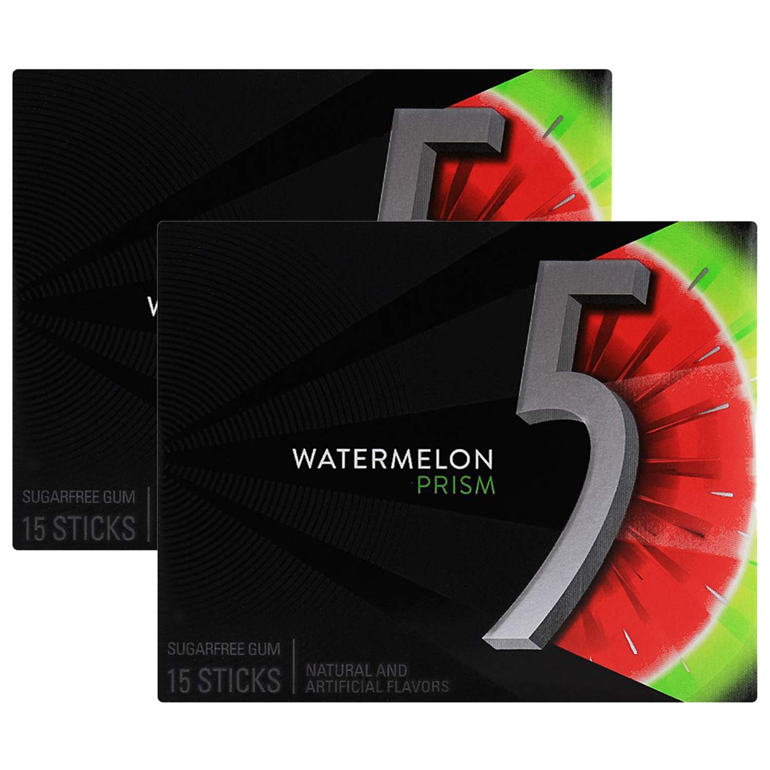 Wrigleys 5 Prism Watermelon Sugar Free Gum, 15 Sticks, 1.41 oz ℮ 40 g, 2 Pack (B08GYW5ZQQ) Amazon Price History, Amazon Price Tracker