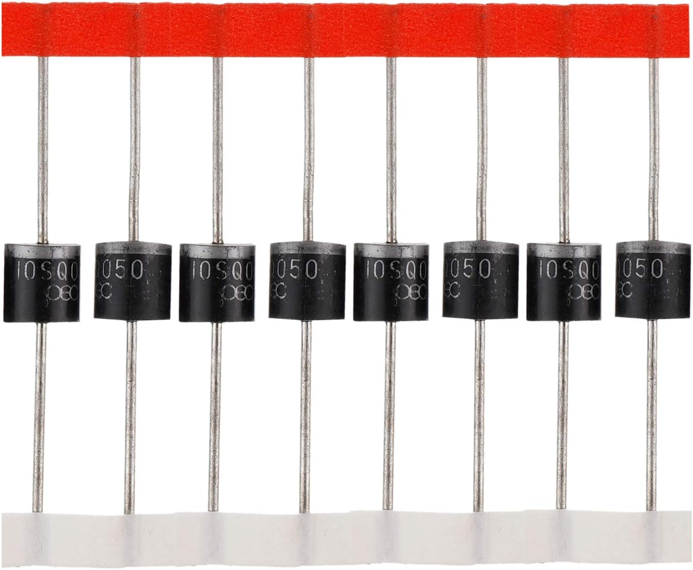 BOJACK Schottky diode 10SQ050 (10A 50V) axial 10SQ050 (10 amps 50 volts) for solar panel parallel reflow protection diodes (pack of 20 pcs)
