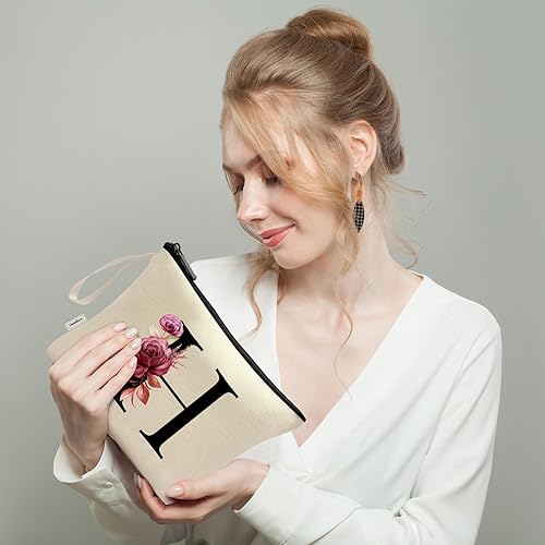 Vista 503 de Vavabox A-Z - Bolsa de maquillaje personalizada, regalos de cumpleaños para mujeres y madres, regalos para mejores amigas, bolsa de cosméticos